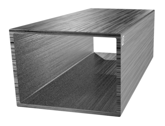 алюминиевый прямоугольный профиль 40х55х2